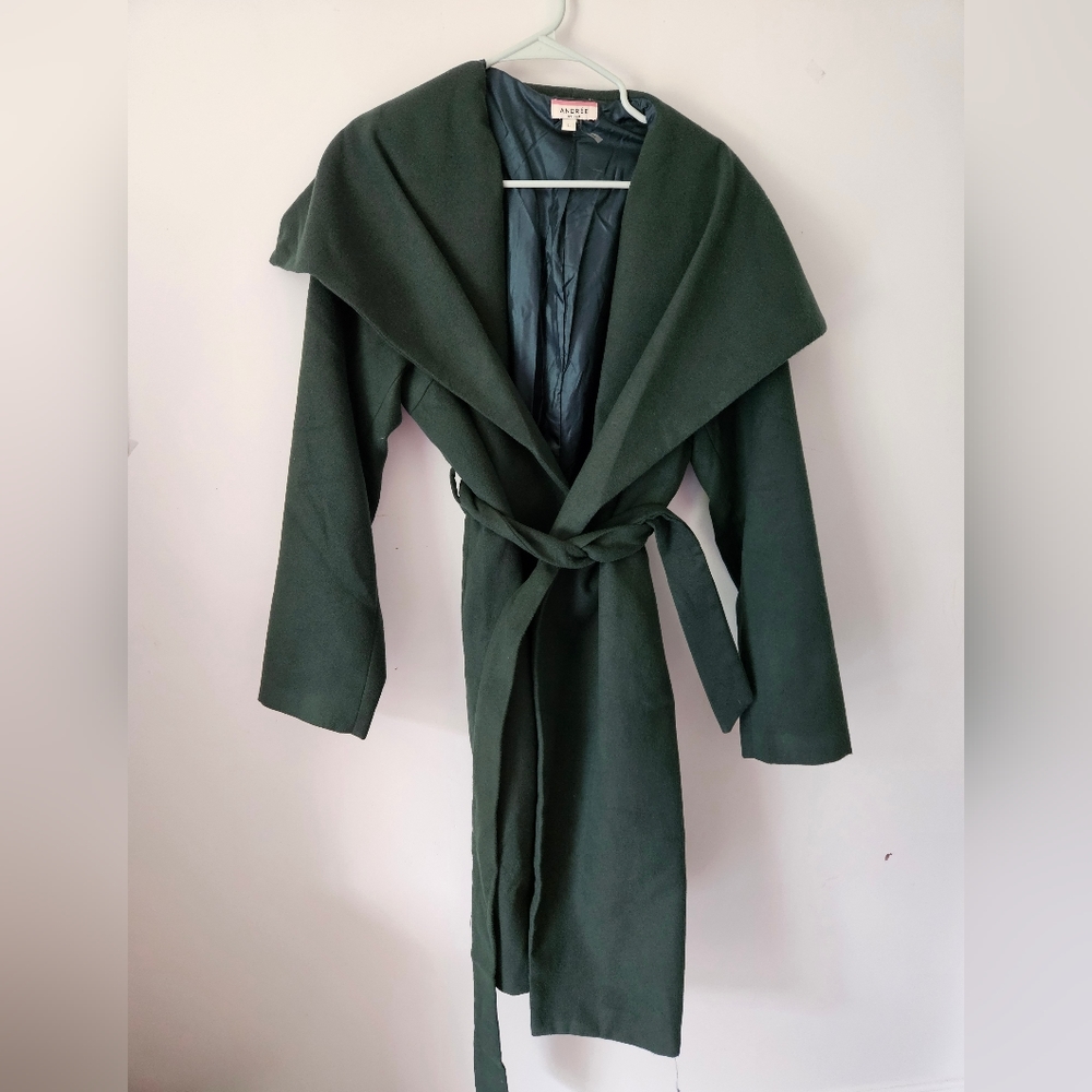 Emerald Green Trench Coat
